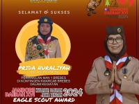 Prida Nuraliyah, Wakili kabupaten Brebes di Lomba Pramuka Garuda Berprestasi 2024