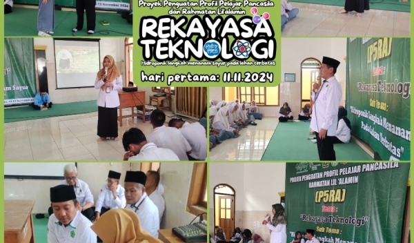 MAN 1 Brebes Melalui P5P2RA Bekali Siswa Kelas XI Bertanam Hidroponik