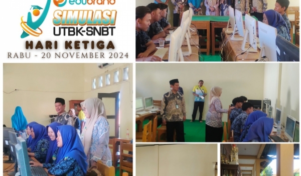 Simulasi UTBK-SNBT 2024 Sarana Wujudkan Mimpi Siswa Kelas XII MAN 1 Brebes Raih Hasil Terbaik 