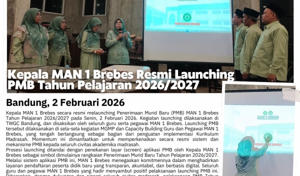 Launching Penerimaan Murid Baru (PMB) Tahun Pelajaran 2026/2027