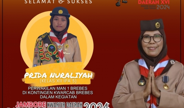 Prida Nuraliyah, Wakili kabupaten Brebes di Lomba Pramuka Garuda Berprestasi 2024