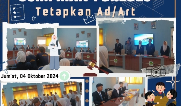 SIDANG PLENO TAHUNAN PENGURUS OSIM MAN 1 BREBES TETAPKAN AD/ART