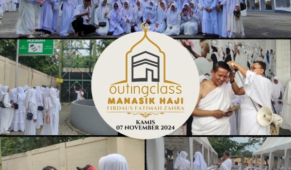 Praktik Manasik Haji dan Umroh, Siswa Kelas X MAN 1 Brebes Kunjungi Fatimah Zahra Semarang