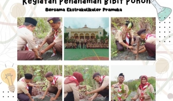 Peringati Hari Tunas Gerakan Pramuka dan Earth Day Ambalan Fatahilah-Rasuna Said Tanam 20 Bibit Pohon