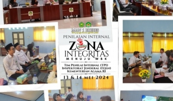 Zona Integritas MAN 1 Brebes Melaju Ketahap Penilaian Internal Menuju WBK